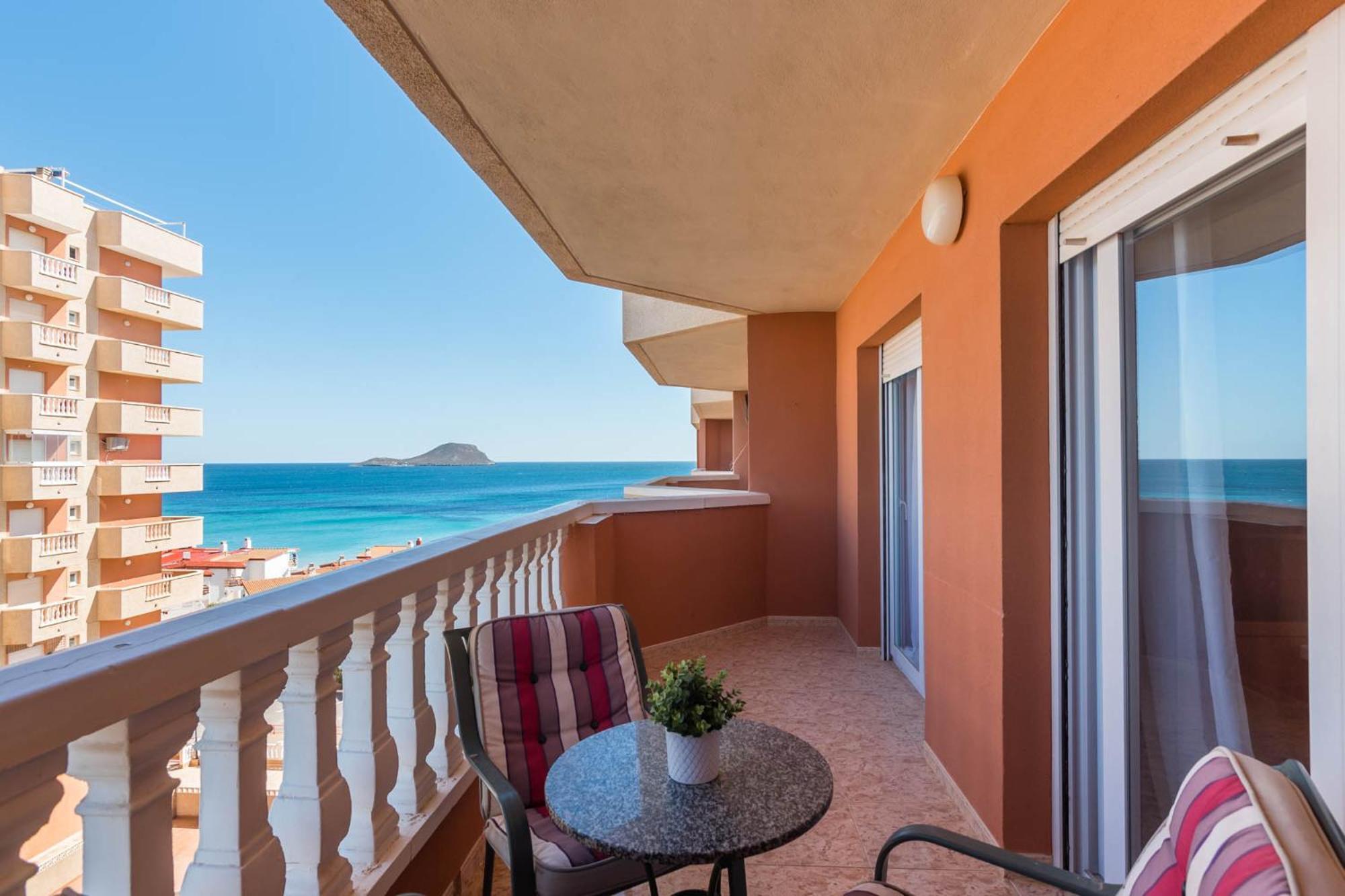 Vistas A Dos Mares La Manga Del Mar Menor Km10 Isla Grosa 2Dormitorios Zewnętrze zdjęcie